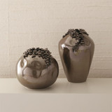 Studio A Cascading Reef Vase - Reactive Bronze - Short