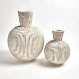 Studio A Furrow Sphere Vase - Sm