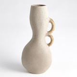 Studio A Hourglass Vase - Sandstone