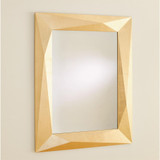 Global Views Angular Mirror - Gold Leaf