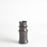 Global Views Cylinder Vase - Gunmetal - Sm (Closeout)