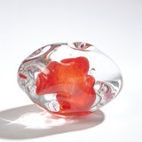 Global Views Dimple Paperweight - Cinnabar - Sm