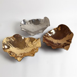 Global Views Wave Platter - Bronze Crackle