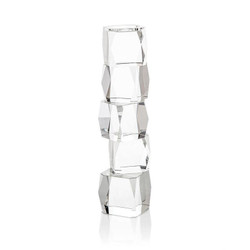 Crystal Cubist Candleholder - Large