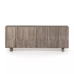 Four Hands Rivka Media Console - Aged Grey
