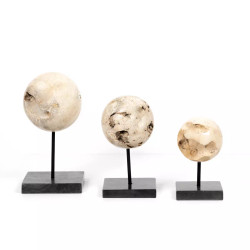 Four Hands Organic Stone Sculptures, Set Of 3