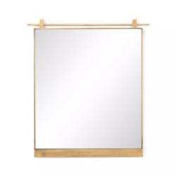 Four Hands Chico Small Mirror - Antique Brass