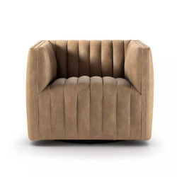 Four Hands Augustine Swivel Chair - Palermo Drift