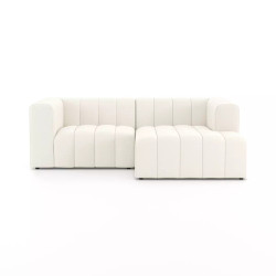Four Hands Langham Channeled 2 - Piece Sectional - Right Arm Facing - Fayette Cloud Four Hands Langham Channeled 2 - Piece Sectional - Right Arm Facing - Fayette Cloud