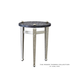 Global Views Roman Drinks Table - Nickel