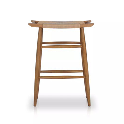 Four Hands Robles Outdoor Dining Bar Stool - Natural Teak