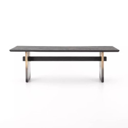 Four Hands Brennan Dining Table - Worn Black