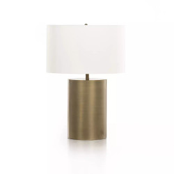 Four Hands Cameron Table Lamp - Light Antique Brass