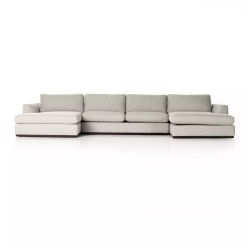 Four Hands Colt 3 - Piece U Sectional - Aldred Silver