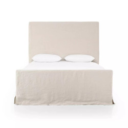 Four Hands Daphne Slipcover Bed - Brussels Natural - Queen Four Hands Daphne Slipcover Bed - Brussels Natural - Queen