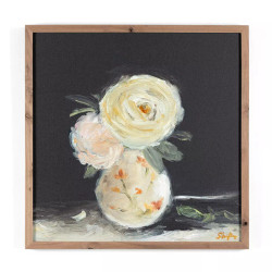 Four Hands Flowers In Vase by Shaina Page - 32"X32"