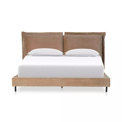 Four Hands Inwood Bed - Queen - Surrey Taupe