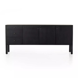 Four Hands Isador Sideboard - Black Wash Poplar