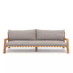 Four Hands Soren Outdoor Sofa - 95" - Stone Grey