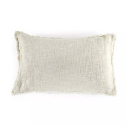 Four Hands Tharp Outdoor Pillow - Natural Cream - 16"X24" - Cover + Insert