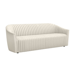 Interlude Home Channel Sofa - Pearl