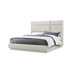 Interlude Home Quadrant King Bed - Cameo