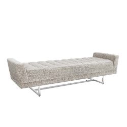 Interlude Home Luca King Bench - Storm Interlude Home Luca King Bench - Storm