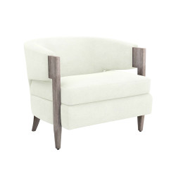 Interlude Home Kelsey Grand Chair - Shell