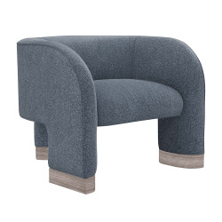 Interlude Home Trilogy Chair - Azure