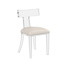 Interlude Home Tristan Acrylic Chair - Drift