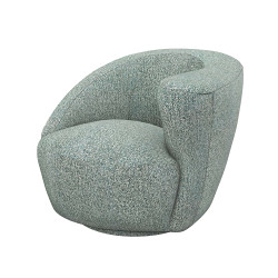 Interlude Home Carlisle Right Swivel Chair - Pool