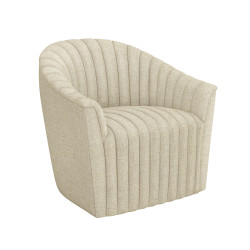 Interlude Home Channel Swivel Chair - Bluff
