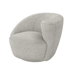 Interlude Home Carlisle Right Swivel Chair - Rock