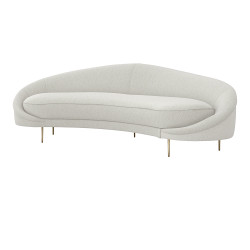 Interlude Home Ava Right Sofa - Cameo