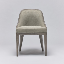 Interlude Home Siesta Dining Chair - Grey Ceruse/ Fawn