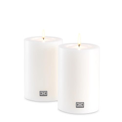 Eichholtz Artificial Candle - 3.94" Dia X 5.91" H - Set Of 2