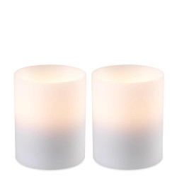 Eichholtz Artificial Candle - Deep10 X H. 12 Cm White S/2