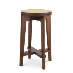 Eichholtz Dareau Counter Stool - Classic Brown