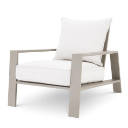 Eichholtz Belle Vue Outdoor Chair - Sand Sunbrella Canvas