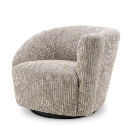 Eichholtz Colin Swivel Chair - Right Mademoiselle Beige