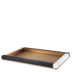 Eichholtz Farrell Tray - L Antique Brass