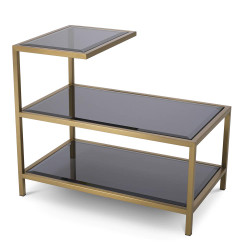 Eichholtz Octava Side Table - Brushed Brass Finish