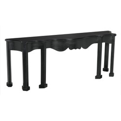 Noir Estate Console Hand Rubbed Black