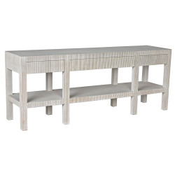 Noir Conrad Console - White Wash