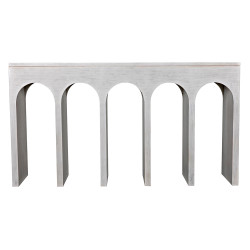 Noir Bridge Console - White Wash