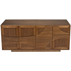 Noir Collage Sideboard - Dark Walnut