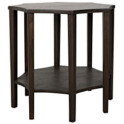 Noir Ariana Side Table - Ebony Walnut