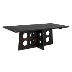 Noir Carlo Dining Table - Ebony Walnut