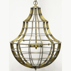 Noir Ribcage Chandelier