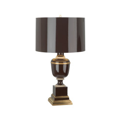 Mary McDonald Annika Accent Table Lamp - Natural Brass - Black Lacquer